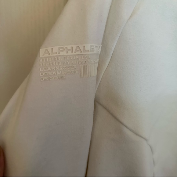 Alphalete Identity Cargo Joggers and Hoodie Color Sea shell - Picture 6 of 12